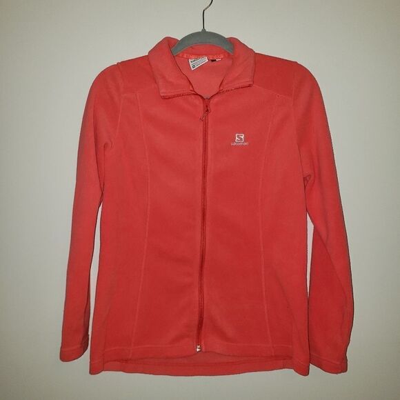 SALOMON CORAL FLEECE ZIP UP JACKET MEDIUM - Picture 1 of 3